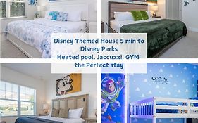 Themed Disney House 5 Min To Disney Parks, Heated Pool, Jacuzzi, Gym And More